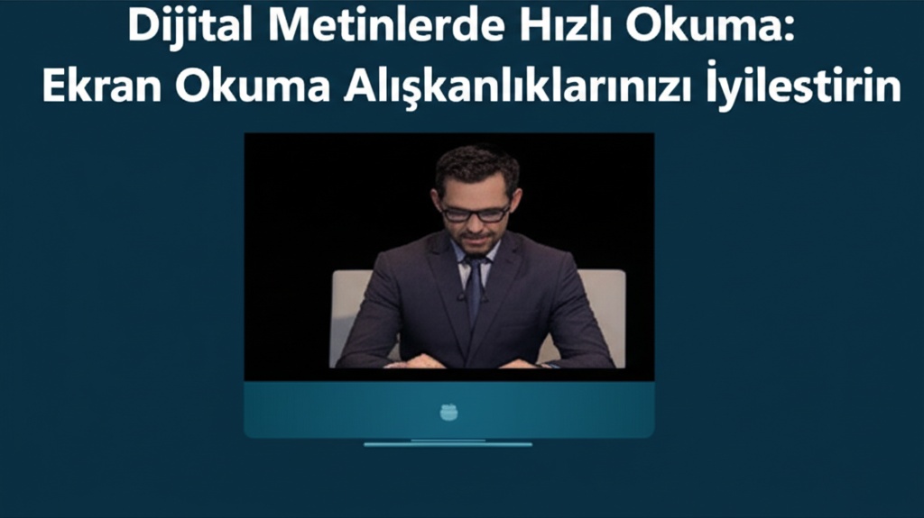Dijital Metinlerde Hızlı Okuma: Ekran Okuma Alışkanlıklarınızı İyileştirin