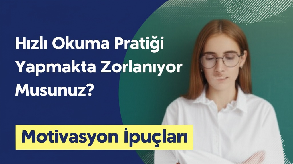 Hızlı Okuma Pratiği Yapmakta Zorlanıyor Musunuz? Motivasyon İpuçları