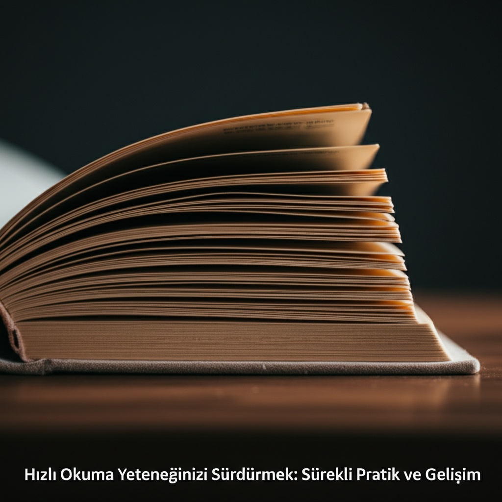 Hızlı Okuma Yeteneğinizi Sürdürmek: Sürekli Pratik ve Gelişim