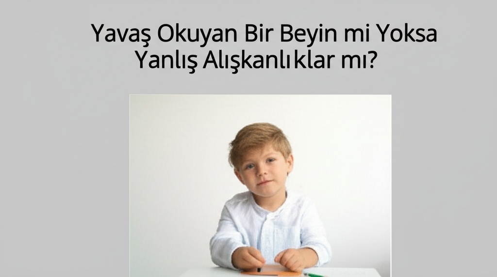 Yavaş Okuyan Bir Beyin mi Yoksa Yanlış Alışkanlıklar mı?